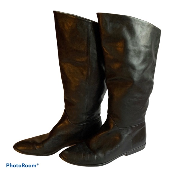 Nine West Shoes - Nine West leather boots size 10